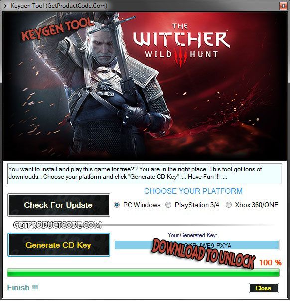 The Witcher 1 Serial Key